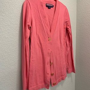 Pink vineyard vines cardigan